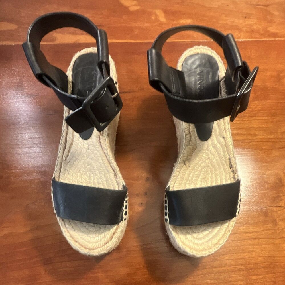 Vince Platform Espadrille Wedges Women’s Size 6